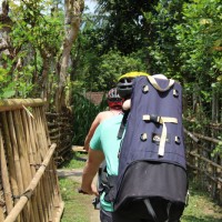 ride through village