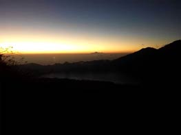 Mt. Batur volcano sunrise hike