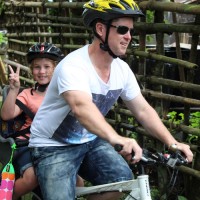 ride through village