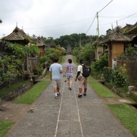 heading north at Penglipuran