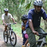Bali Hai bike inside bamboo forest #2