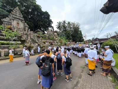 Ceremony at the temple