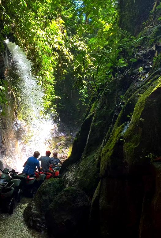 Approaching waterfall