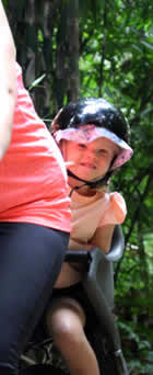 biking with baby on child-seat